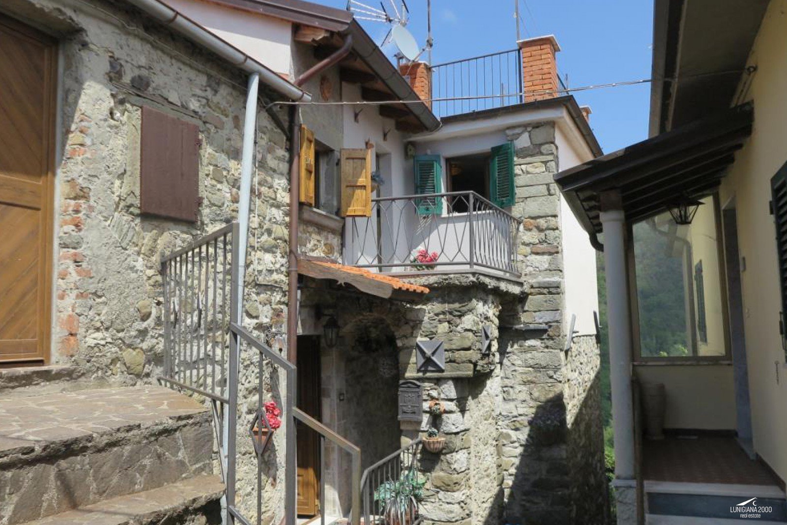 Caratteristica casa in pietra